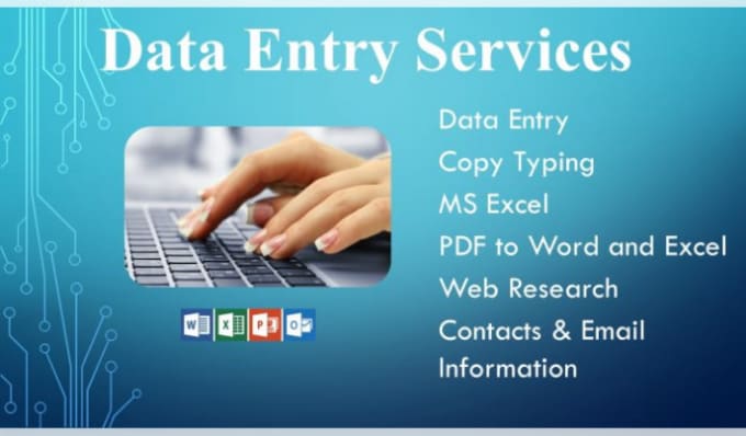 Gig Preview - Provide you the most accurate and swift data entry works