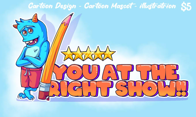 Bestseller - design awesome custom cartoon and mascot character