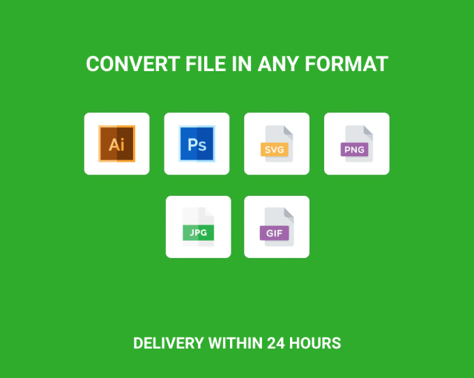 Gig Preview - Convert file in any format vector, png, svg,gif