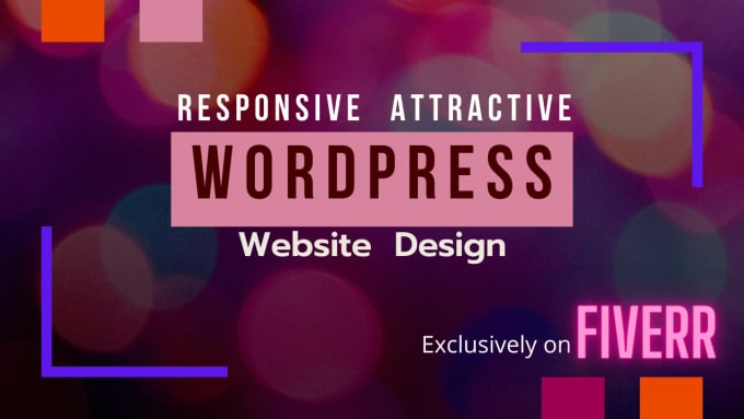 Gig Preview - Design, redesign, and fix wordpress website for you