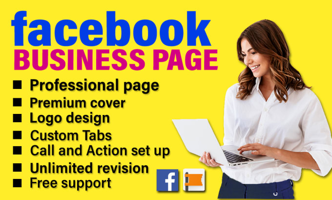 Gig Preview - Create facebook business page with setup design optimize SEO