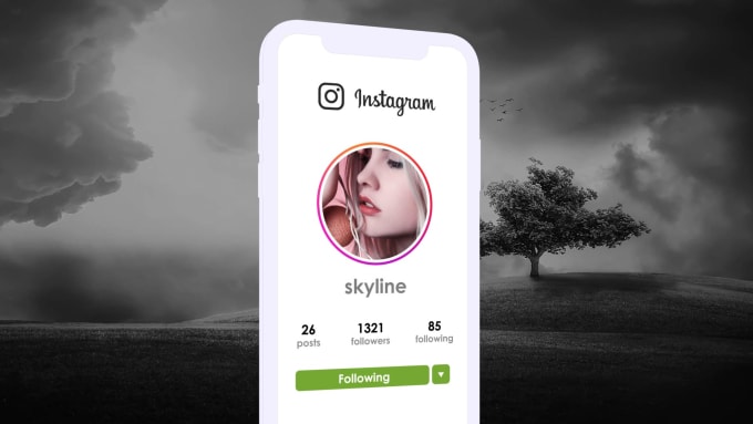 Gig Preview - Create instagram popup animation