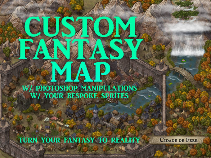 Bestseller - create a fantasy map for dnd games or for any use you desire