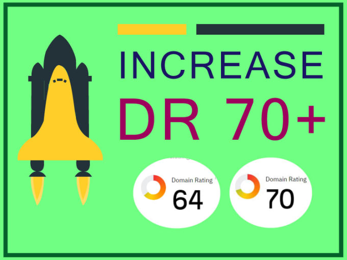 Gig Preview - Increase website ahref domain rating DR 70 plus