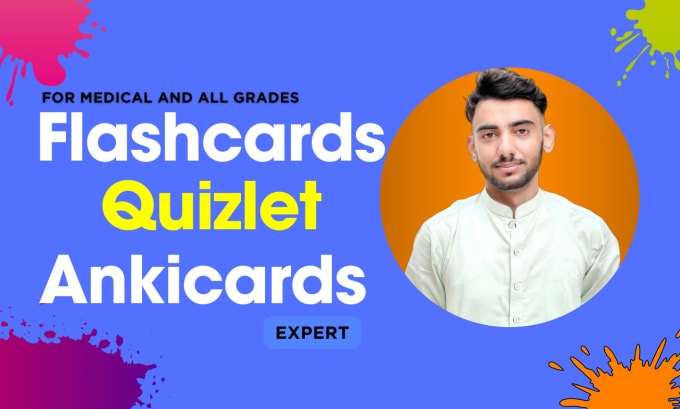 Gig Preview - Creat flashcard, anki cards, quizlet or lesson plans for any grade