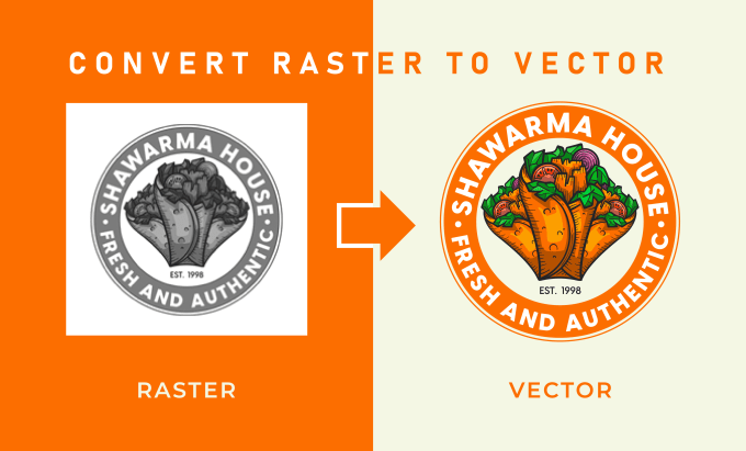 Gig Preview - Redraw or manual vector tracing your logo or any raster image to vector