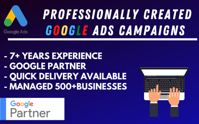 Gig Preview - Set up and manage your google ads campaigns