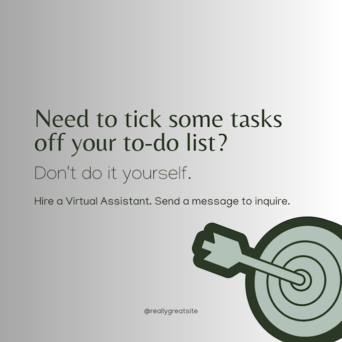 Gig Preview - Be your virtual assistant and manage your day to day tasks