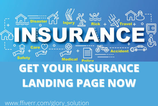 Gig Preview - Build responsive loan, finance and life insurance landing page website