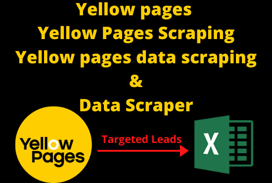 Gig Preview - Do yellow pages scraping and yellow pages data scraping for targeted leads