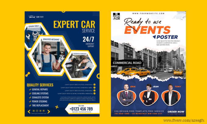 Gig Preview - Do business flyer and brochure design digital flyer