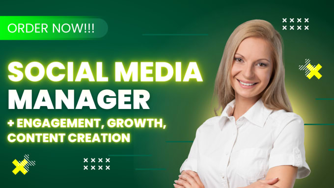 Gig Preview - Be your social media manager