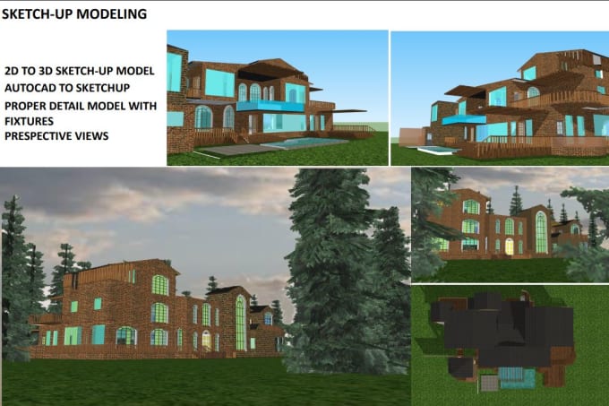 Gig Preview - Do 2d 3d floor planning, elevation, section and rendering