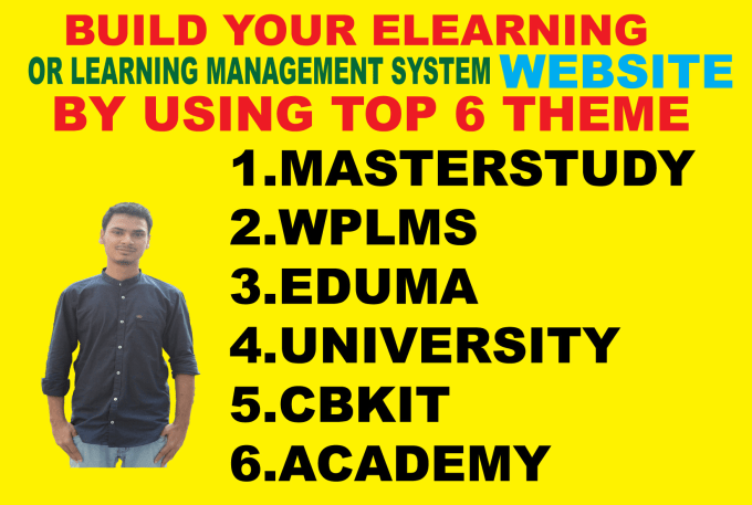 Gig Preview - Setup masterstudy,wplms,eduma,university,academy,cbkit,lms theme for you