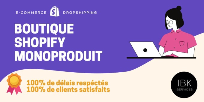 Gig Preview - Vous créer un site web de dropshipping a fort taux de conversion