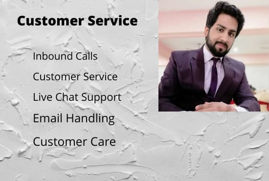 Gig Preview - Customer service and customer support 24hrs