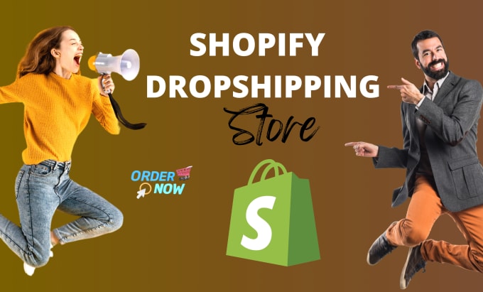 Gig Preview - Create shopify dropshipping store or shopify website with winning products