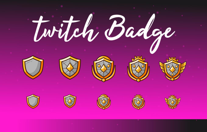 Gig Preview - Custom premium badge or sub badge for twitch, youtube