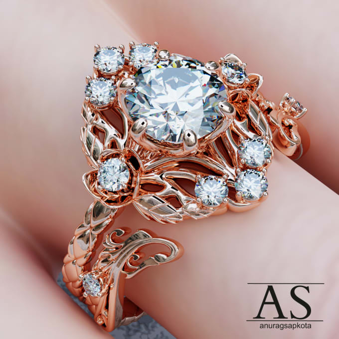 Gig Preview - Create engagement and wedding ring design for you