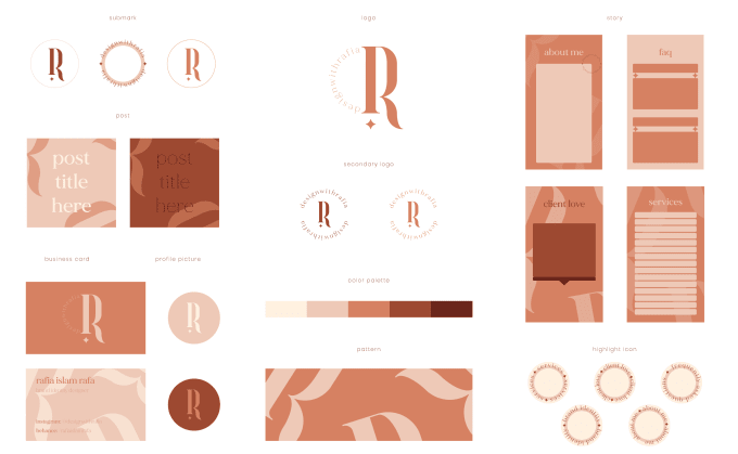 Gig Preview - Design logo and full brand identity with brand style guide