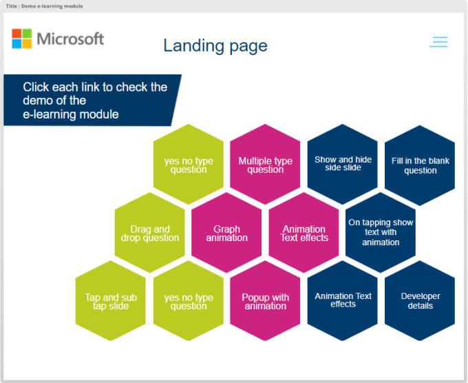 Gig Preview - Create an e learning modules using articulate storyline 360