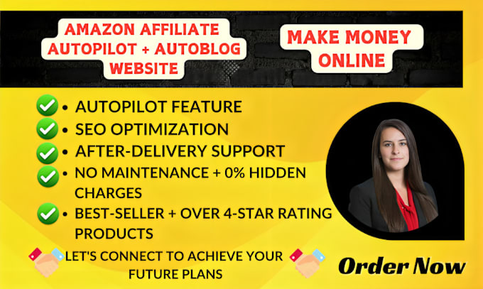 Gig Preview - Create autopilot amazon affiliate marketing website with autoblog