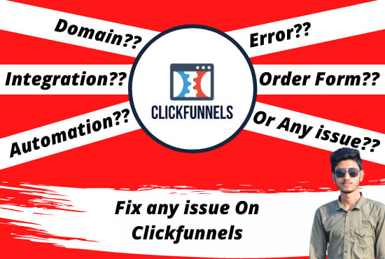 Gig Preview - Solve any kinds of clickfunnels problem within one hour