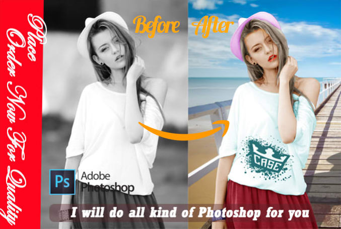 Gig Preview - Photoshop editing retouching restoring colorize old images and upscale