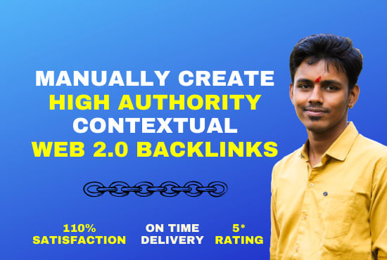 Gig Preview - Manually create high authority contextual web 20 backlinks