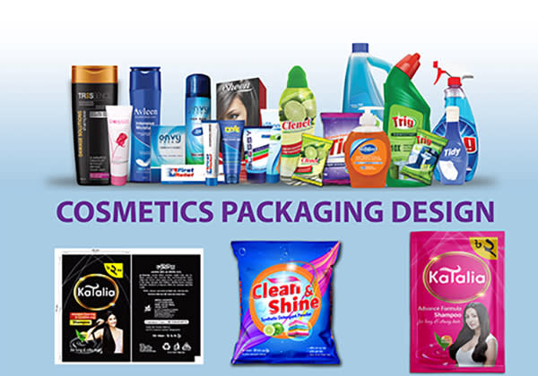 Gig Preview - Cosmetics and skincare products label and packaging design