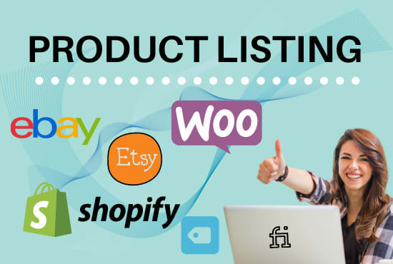 Gig Preview - Do shopify, ebay, etsy, and woocommerce product listing