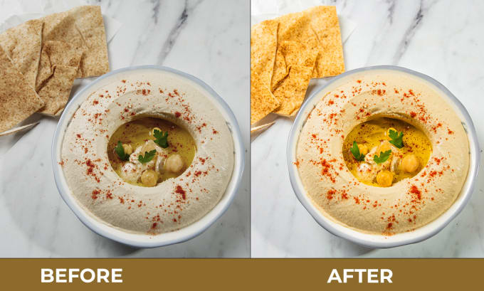 Gig Preview - Pro food photo editing with unlimited revisions