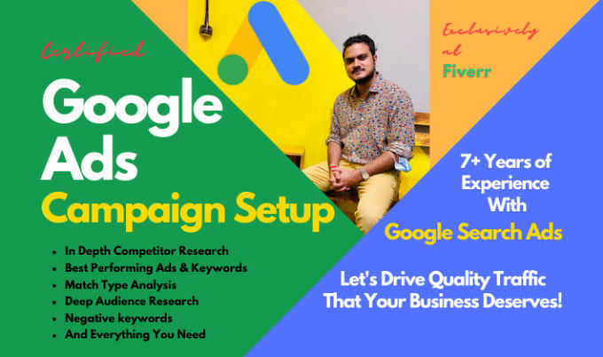 Gig Preview - Create amazing google ads campaign