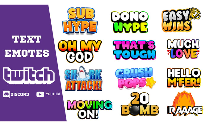 Gig Preview - Create custom discord text emotes in high quality