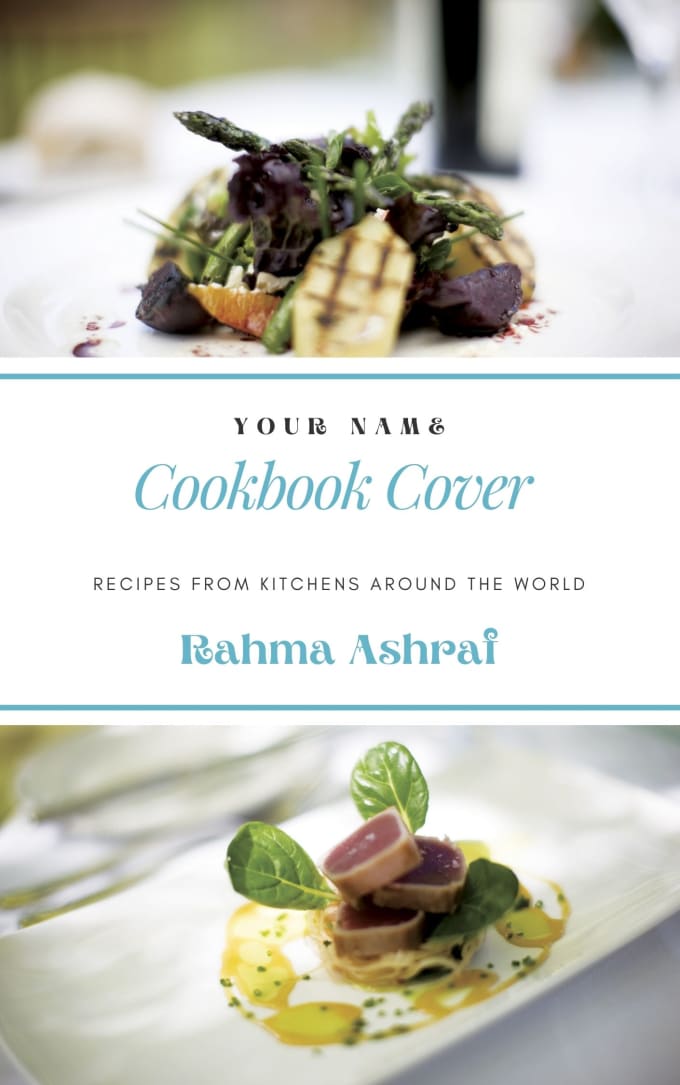 Gig Preview - Create a great cover for your cookbook  for only 5 dollars