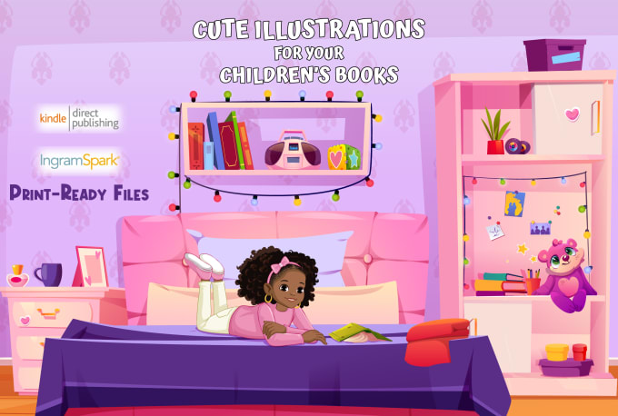 Bestseller - create children story book illustrations