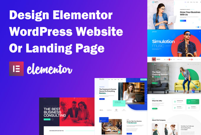 Gig Preview - Design wordpress elementor website or elementor  landing page