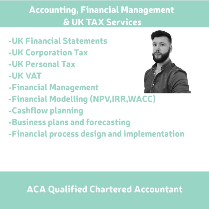 Gig Preview - Provide accounting, financial management and UK tax services