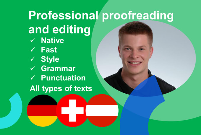 Gig Preview - Professionally proofread and edit your german text