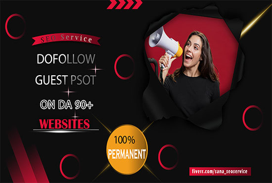 Gig Preview - Do high dr guest post, high da guest post dofollow backlinks