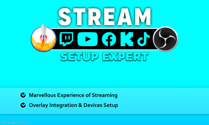 Gig Preview - Setup streamelements obs for youtube twitch facebook kick