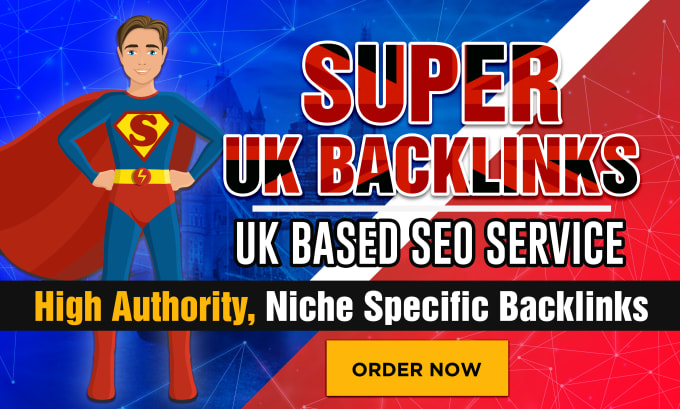 Gig Preview - Do link building by creating high quality UK backlinks from UK traffic websites