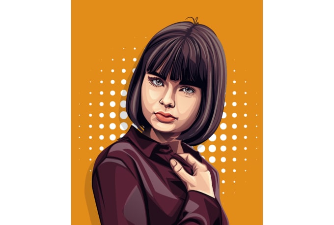 Gig Preview - Make vector portrait from your photo