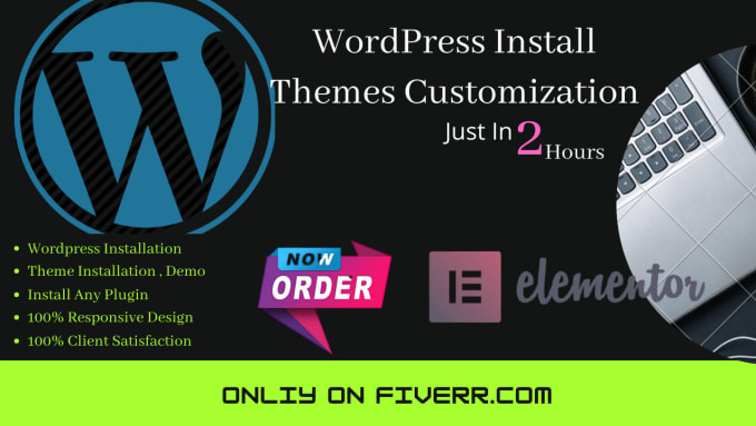 Gig Preview - Do wordpress theme installation, themeforest, customization