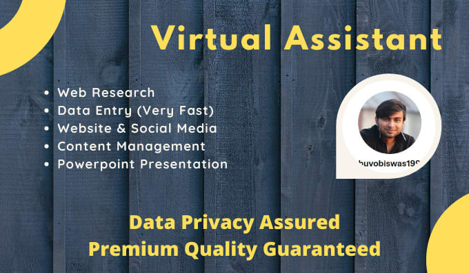 Gig Preview - Be your professional virtual assistant