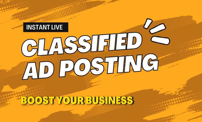 Gig Preview - Post classified ads in top classified ad posting sites effectively