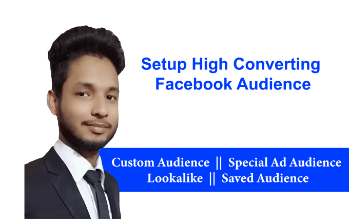 Gig Preview - Setup high converting facebook audience for your ads campaign lookalike