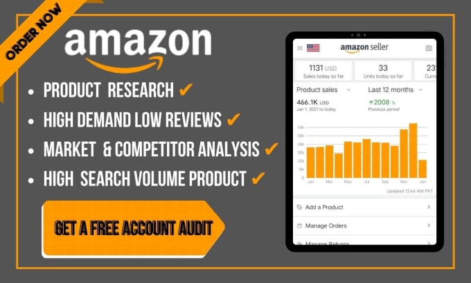 Gig Preview - Do fba product research and hunting for amazon private label