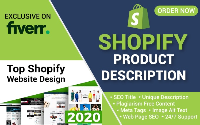 Gig Preview - Be your shopify expert and product description writer copywriter