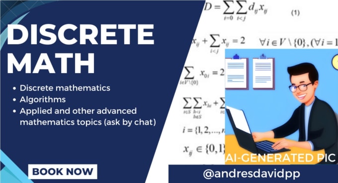 Gig Preview - Be your discrete mathematics tutor